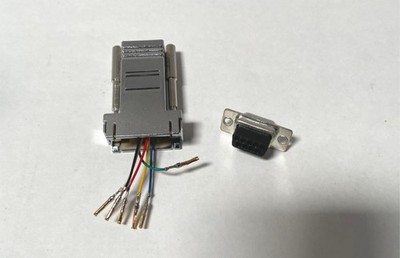 Lot of 50 NIC Components Corp DB9F to RJ45 Modular Connector Adapter 48723-02