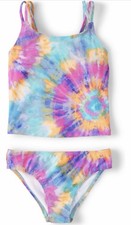 The Children's Place Girls 2-Piece Tankini Swimsuit S/P 5/6 