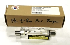 King Instruments 7510 Series Acrylic Tube Flowmeter 7510312A07 NOS