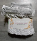 Carole Hochman 4 PC Cotton Pajama Set Womens X-Large Gray Top/Tank/Short/Capri