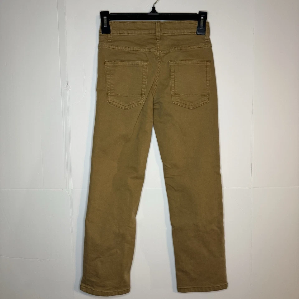 Брюки хаки Cat & Jack для мальчиков 8 эластичные желтовато-коричневые коричневые с регулируемой талией - Изображение 4 из 4