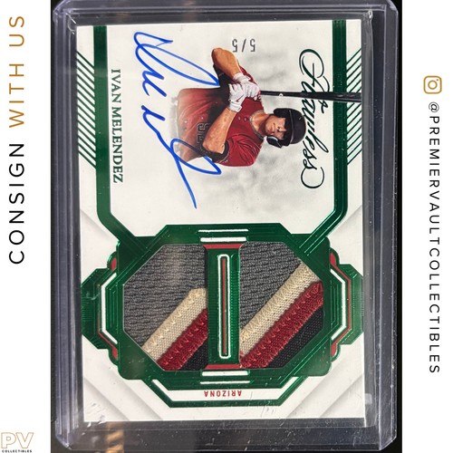 2023 Panini Flawless Baseball Ivan Melendez Patch Auto /5