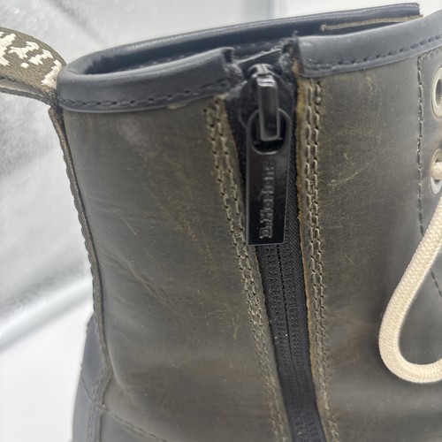 Stivali Dr Martens Industrial punta acciaio donna taglia 9 pelle marrone ASTM F2413-18 - Foto 8 di 9