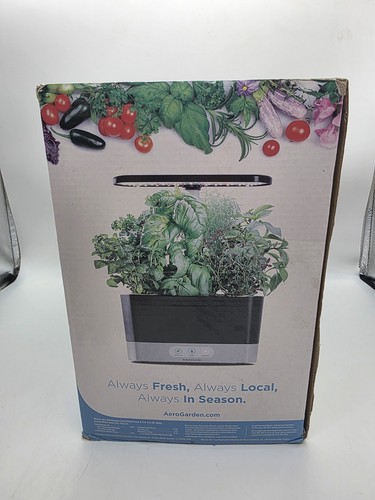 AeroGarden Harvest Home Garden System - Black 6 Pods - Picture 2 of 5