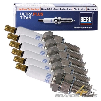 6x BERU ZÜNDKERZE ULTRA TITAN FÜR MERCEDES S-KLASSE W126 W108 W109 - Bild 1 von 4