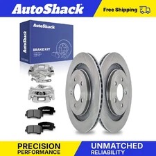 Rear Brake Rotors Premium Ceramic Pads Calipers for 2015-2023 Ford Mustang