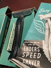 Vintage Enders Speed Shaver Safety Razor with unwrapped Blade and Original Box — photo 2