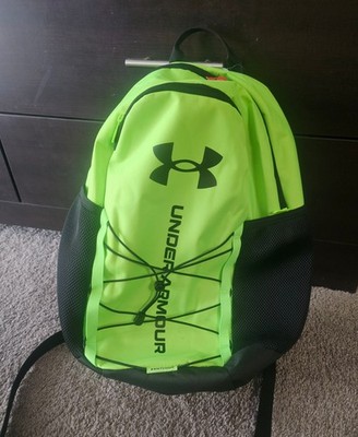Under Armour Kids Green Polyester Backpack Adjustable Strap Sports School