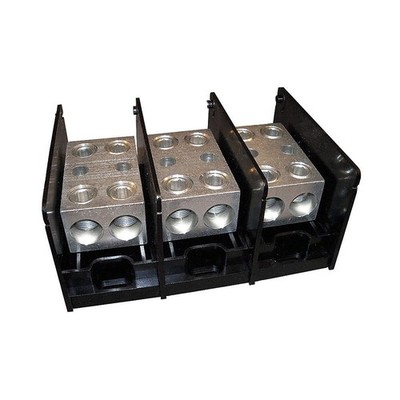 MERSEN MPDB69093 Power Distr Block,Al,1000V AC/DC 25CC34