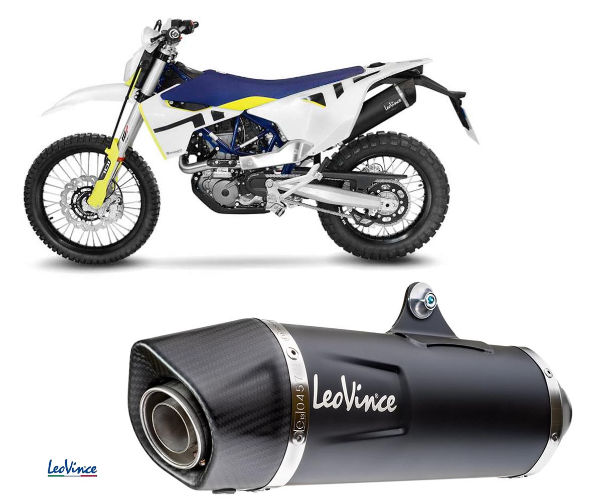 Full Exhaust System Leovince approv Inox NERO 1/1 HUSQVARNA 701 END LR 2021 2024