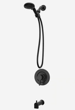MOEN 82775BL Posi-Temp Tub Shower Faucet Matte Black W/ Handshower Valve