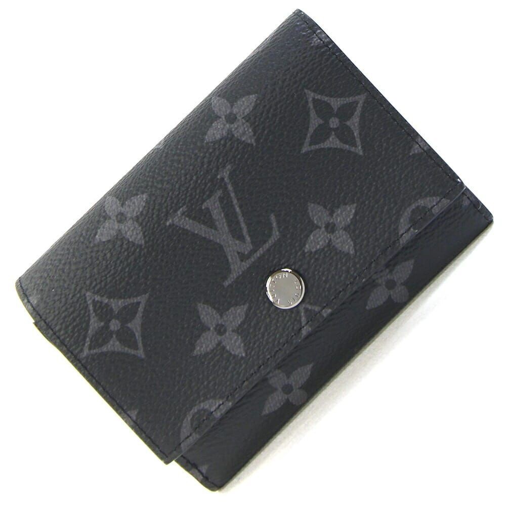 Louis Vuitton Monogram Eclipse Tri-Fold Wallet Us… - image 1