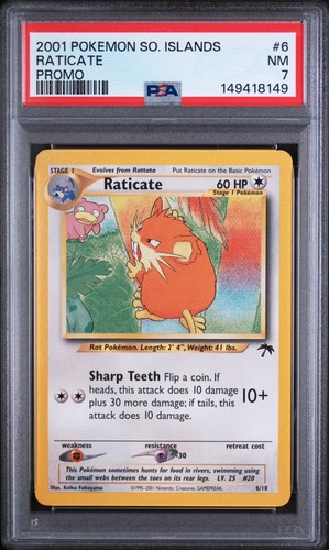Raticate graded PSA 7 for sale on eBay