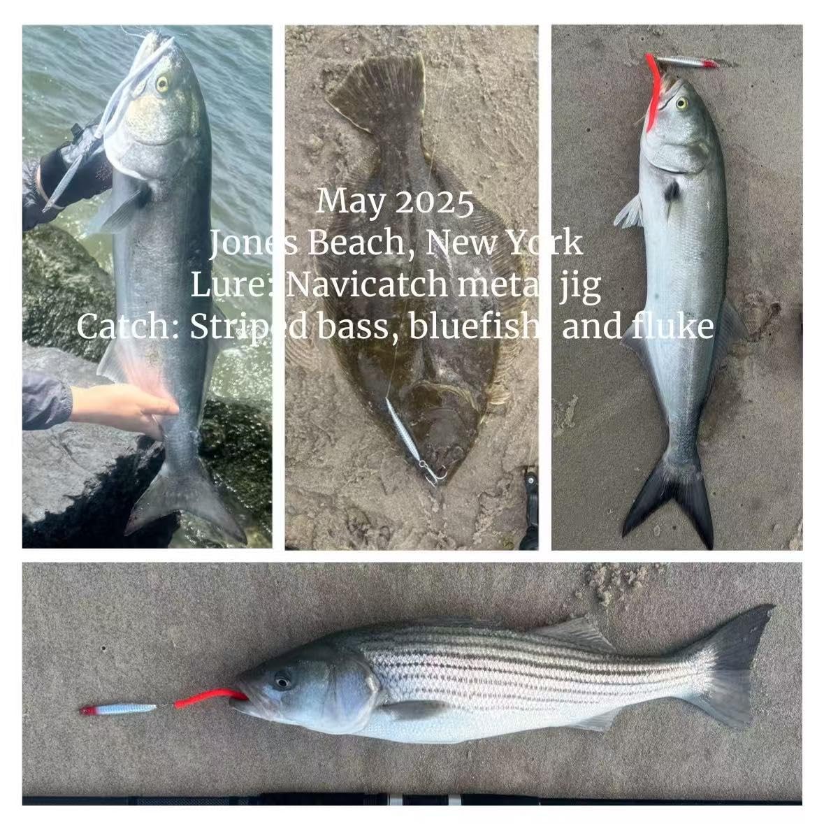 3pcs. 2.8oz Saltwater Fishing Lures Fishing Jigs Fishing Spoons for Bluefish,... - Image 7