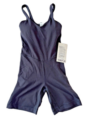 Lululemon schwarzer Align Body 6'' brandneu Größe 2 UK 6 Nulu