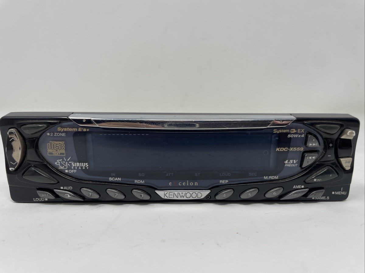 Old School Kenwood KDC-X559 Car Auto In **only Head**Unit Sub Out
