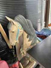 Full Size Carousel Horse, most likely an Asian Import, needs restoration.