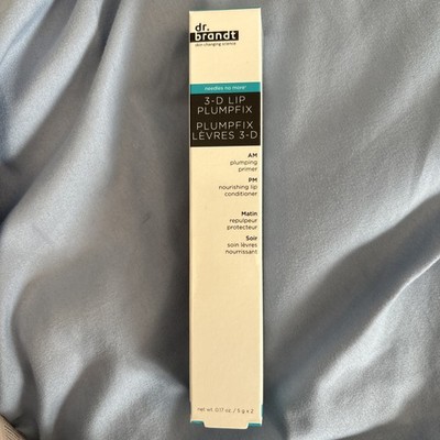 Dr. Brandt 3-D Lip PlumpFix AM + PM Duo | Plumping Primer & Conditioning NIB