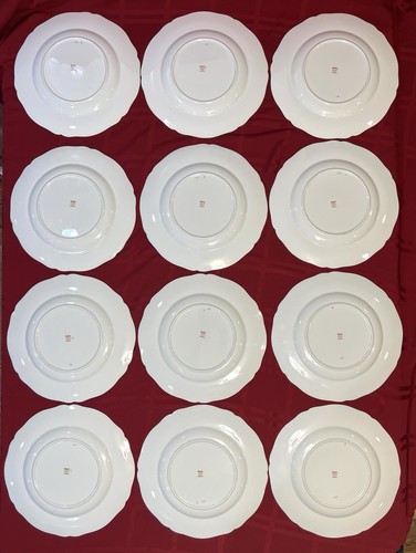 VINTAGE SPODE SHANGHAI R5321 BONE CHINA DINNER PLATES - Picture 16 of 24