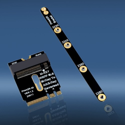 Vertical M.2 Key Adapter for M.2 NGFF NVME SSDs Storage Expansion Adapter - Picture 6 of 8