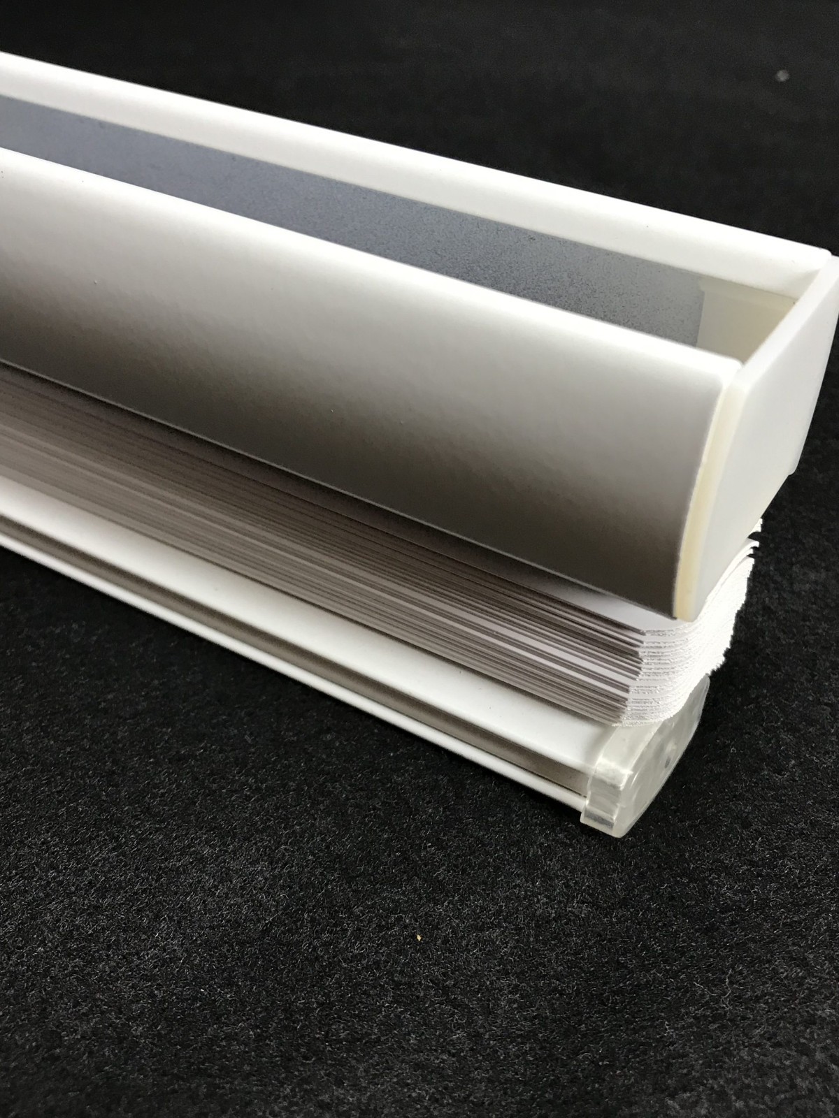 1" Vinyl Mini Blinds - White (30" × 72")