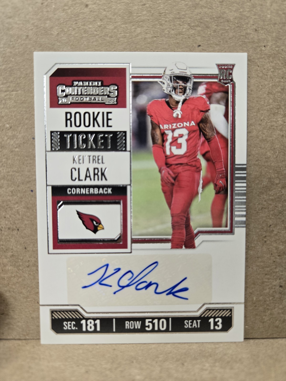 Kei'Trel Clark Panini Contenders #303 Base