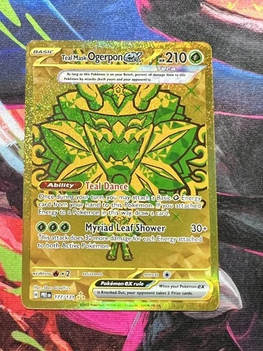 Pokemon TCG: Prismatic Evolutions Teal Mask Ogerpon ex 177/131 PSA10 CONTENDER