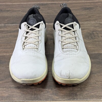 ECCO Golf Shoes Mens 41/7.5 White Biom H4 Gore-Tex Spikeless