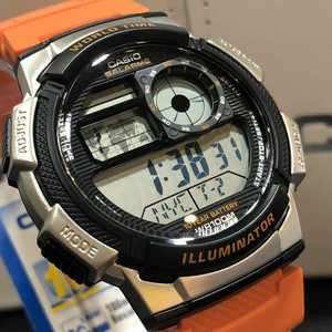 casio ae 1000w orange