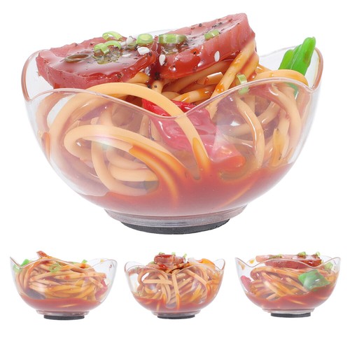 6 Pcs Simulation Food Model Child Artificial Props Fake Noodle Decoration - Zdjęcie 9 z 11