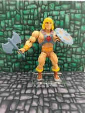 MOTU Origins He-Man Acrylic Base / Stand  No Toy Included 