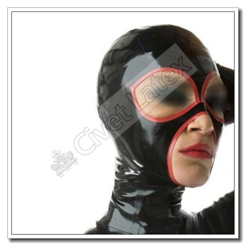 Latex Gummi Bassic Hoods Maks Big Eyes Cutting Chin Open Easy Job Customized A72 - Bild 1 von 5