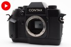 *Near Mint* Contax Ax Slr 35mm Film Camera Body Black From Japan