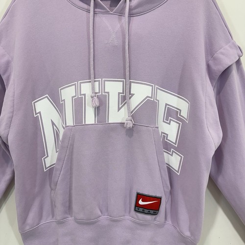 Nike Team Hoodie Women S Loose Fit Lilac Long Sleeve - Picture 5 of 9