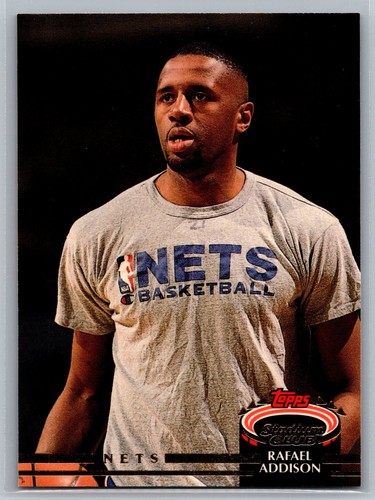 Rafael Addison 1992-93 Stadium Club Baloncesto #117 New Jersey Nets - Imagen 1 de 2