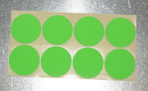 50mm Round 8 Colour Dot Sticker Circle Sticky Self Adhesive Label - Picture 2 of 9