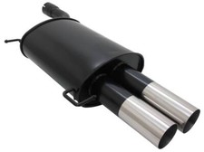 Endschalldämpfer Auspuff BMW 5er E60 Limousine 03-10 - 2x76mm RL