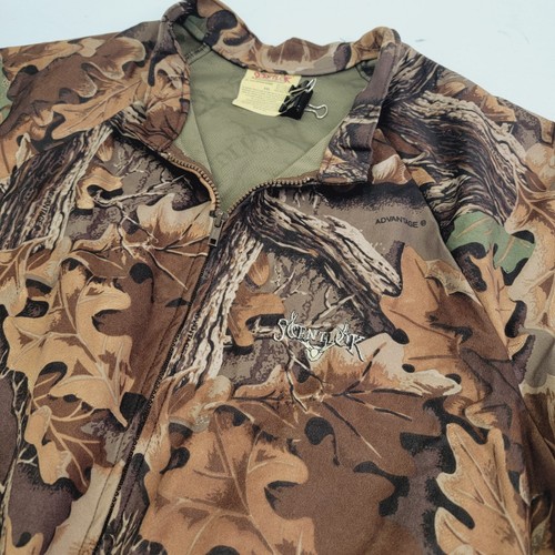 Vintage SCENTLOK Advantage Camo Elastic Back Jacket Men's Sz 2XL Full Zip EUC - Picture 4 of 14