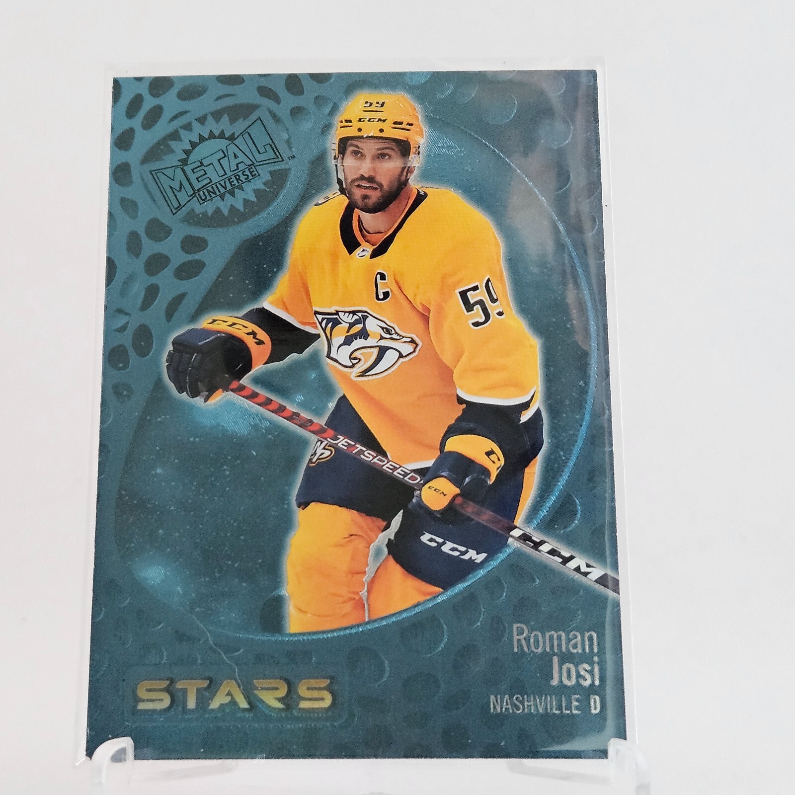 2022-23 Skybox Metal Universe STARS BLUE SPECTRUM FX #123 ROMAN JOSI Predators