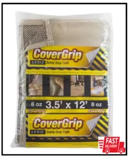 CoverGrip 3.5 ft. x 12 ft. Canvas Drop Cloth 1001470498