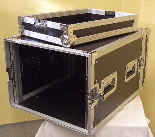 8 HE 19" Roadinger Verstärkerrack 57 cm tief - Amprack Endstufenrack Flightcase - Picture 5 of 10