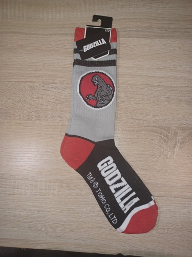 Godzilla Portrait Uni Crew Socken NEU/MIT Etikett 8-12