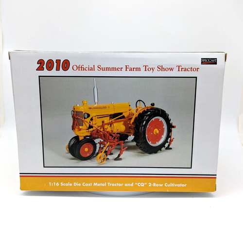 1/16 Minneapolis Moline Toy Tractor & "CQ" 2-Row Cultivator SpecCast - Picture 4 of 7