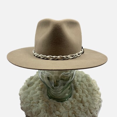 Jamie Slye Tan Finn Stiff Brim Hat Medium New with Tags | eBay display picture 2