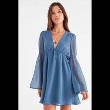 🆕Urban Outfitters Lucca Couture Empire Waist Bell-Sleeve Dress