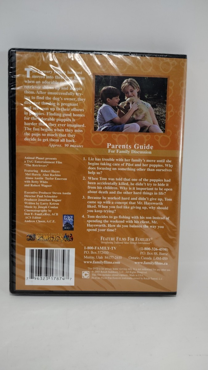 The Retrievers DVD Robert Hays Betty White Robert Wagner Feature