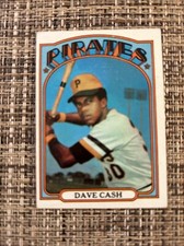 1972 Topps Baseball Card #125 Dave Cash Pittsburgh Pirates ExNm Free Shipping!