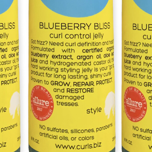 4pk Curls Blueberry Bliss Curl Control Jelly Hair Effortless Frizz 8 oz