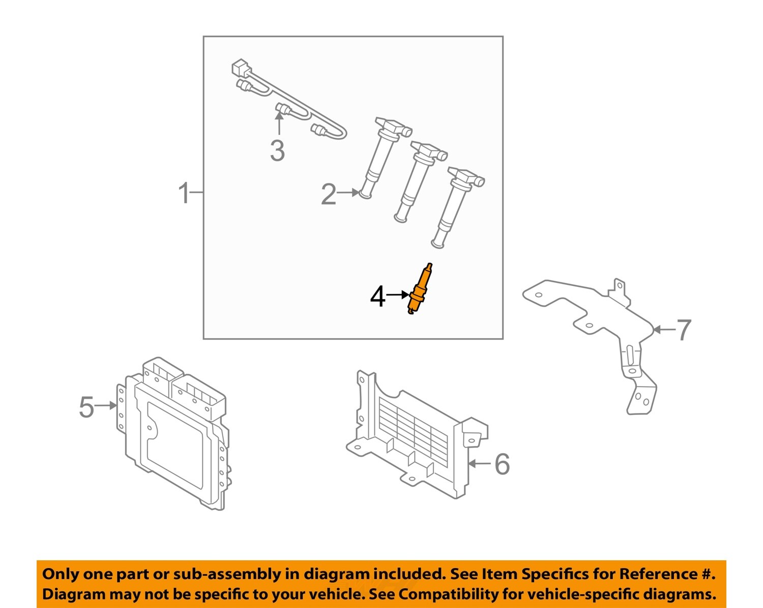 HYUNDAI OEM 07-09 Genesis Electrical Ignition System-Spark Plug 1884011051