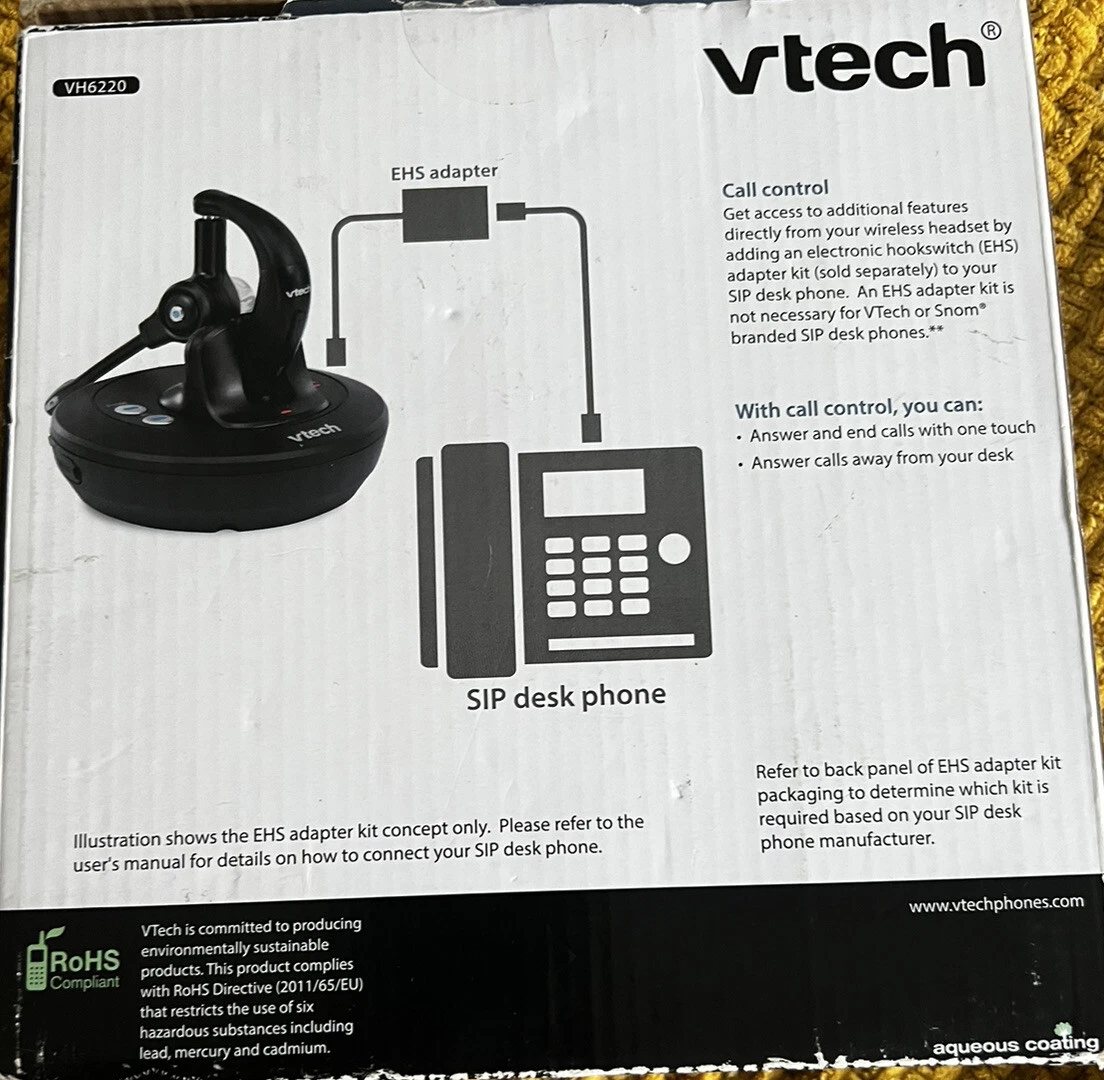 Vtech over the ear office wireless headset eBay